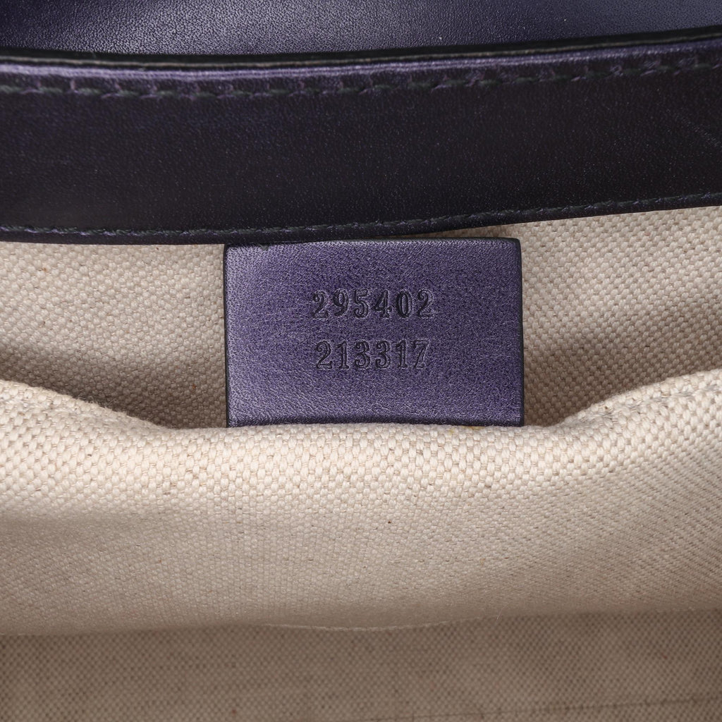 Gucci Medium Patent Guccissima Emily Shoulder Bag