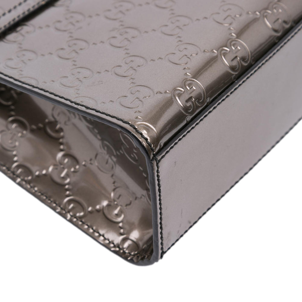 Gucci Medium Patent Guccissima Emily Shoulder Bag