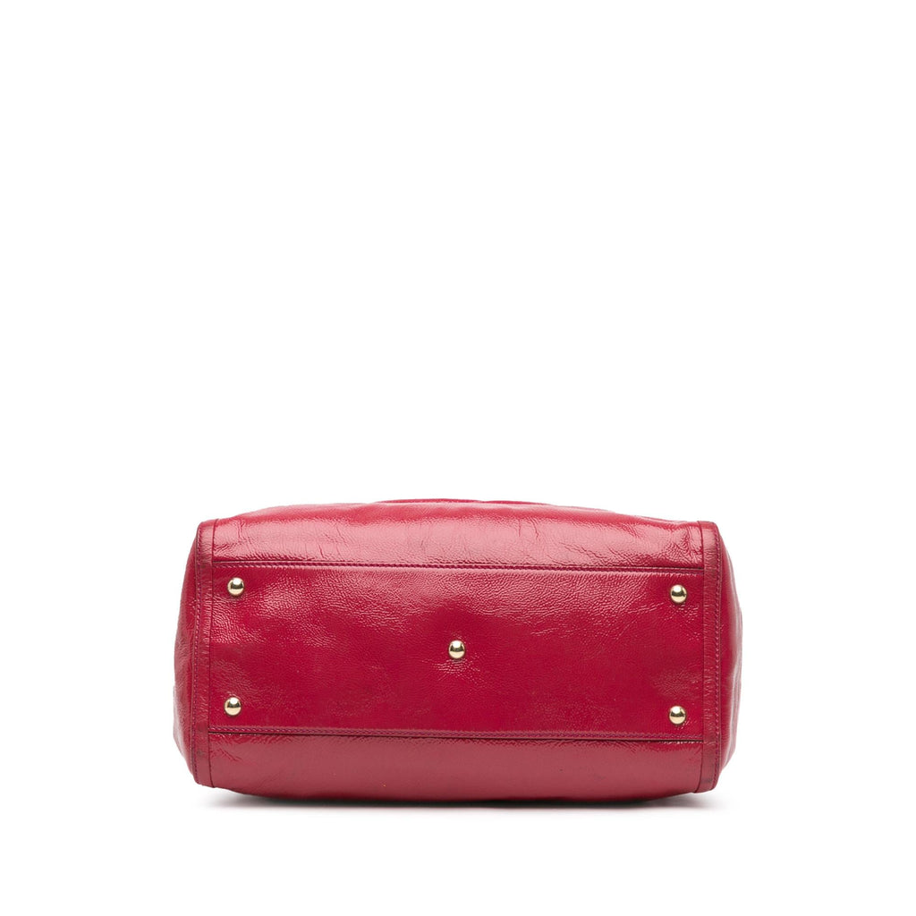 Gucci Medium Patent Soho Cellarius Tote (SHG-waNM3Q)