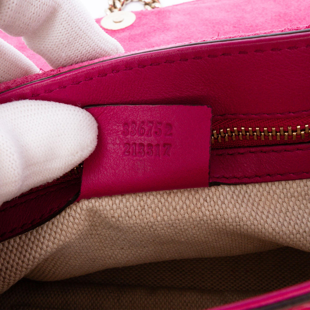 Gucci Medium Patent Soho Chain Flap Crossbody