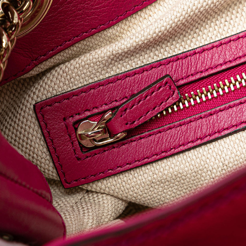 Gucci Medium Patent Soho Chain Tote