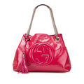 Gucci Medium Patent Soho Chain Tote