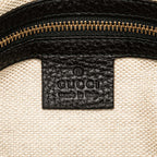 Gucci Medium Pebbled Calfskin Soho Boston Bag