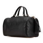 Gucci Medium Pebbled Calfskin Soho Boston Bag