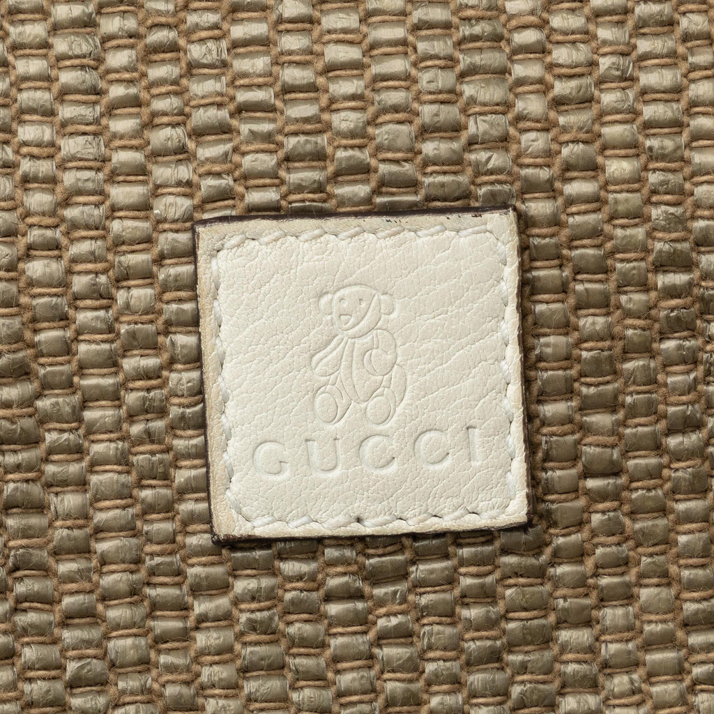 Gucci Medium Raffia Bamboo Shopper Tote (SHG-lv32Tc)
