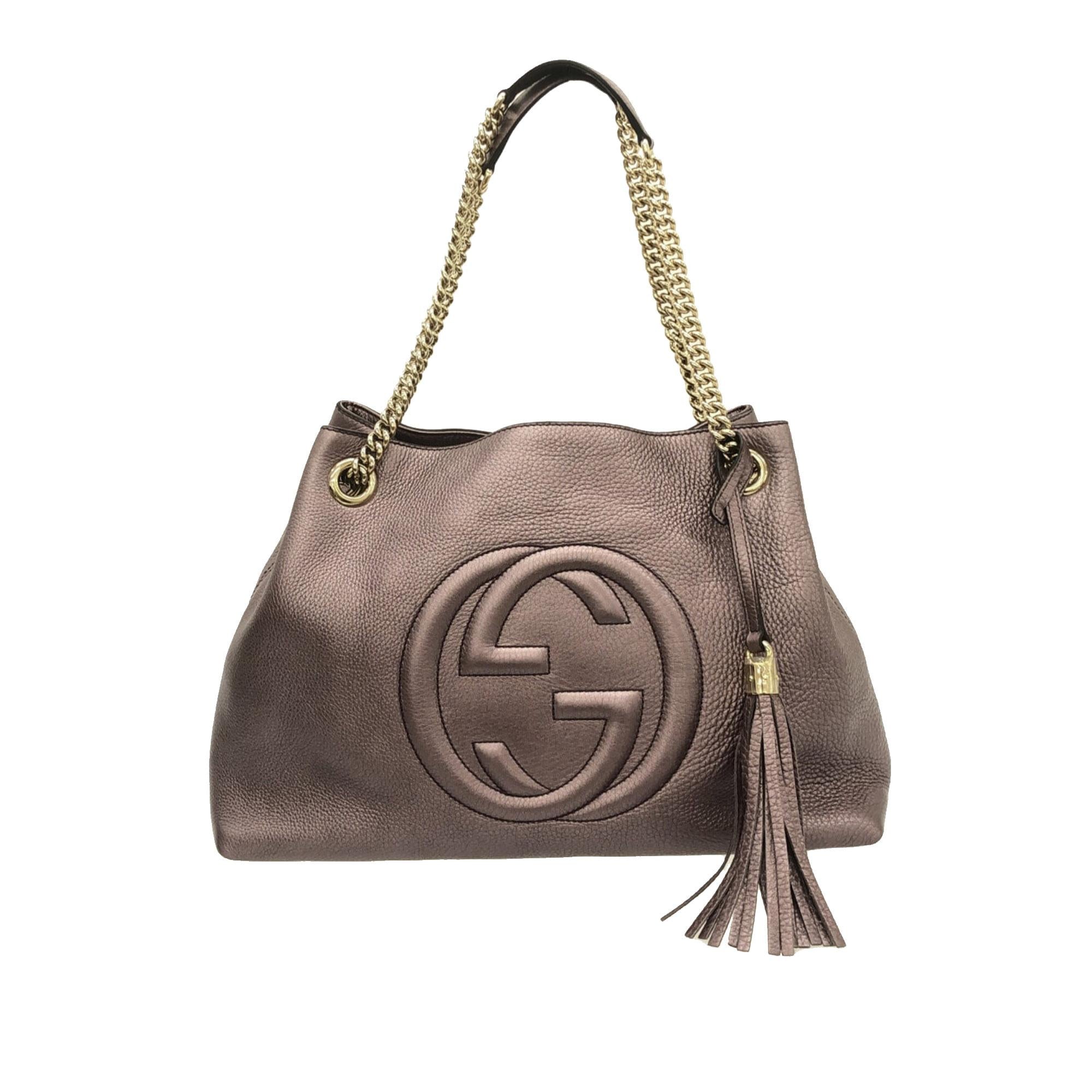 Gucci Medium Soho Chain Tote (SHG-i4tDaq)