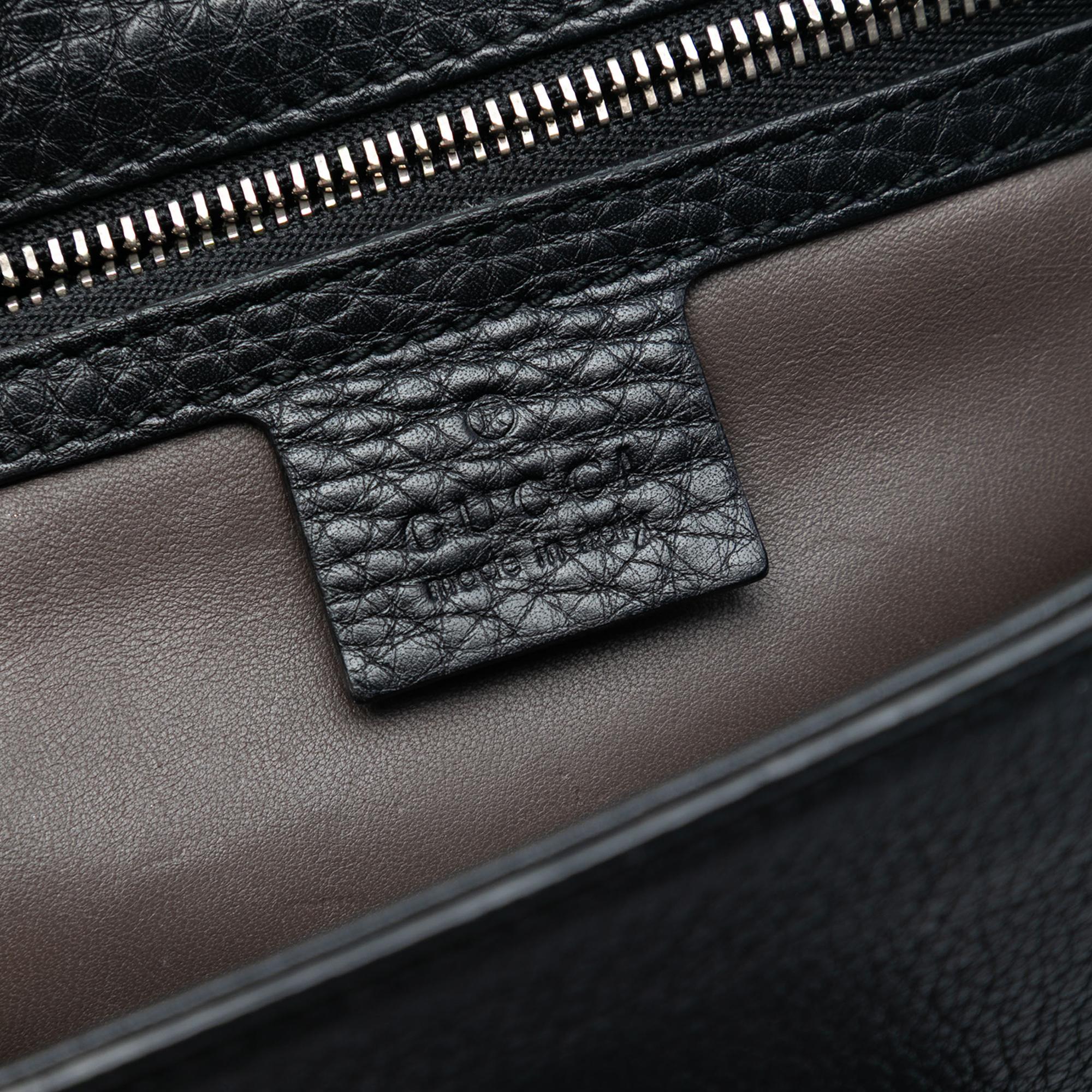 Gucci Medium Studded Leather Miss Bamboo Crossbody