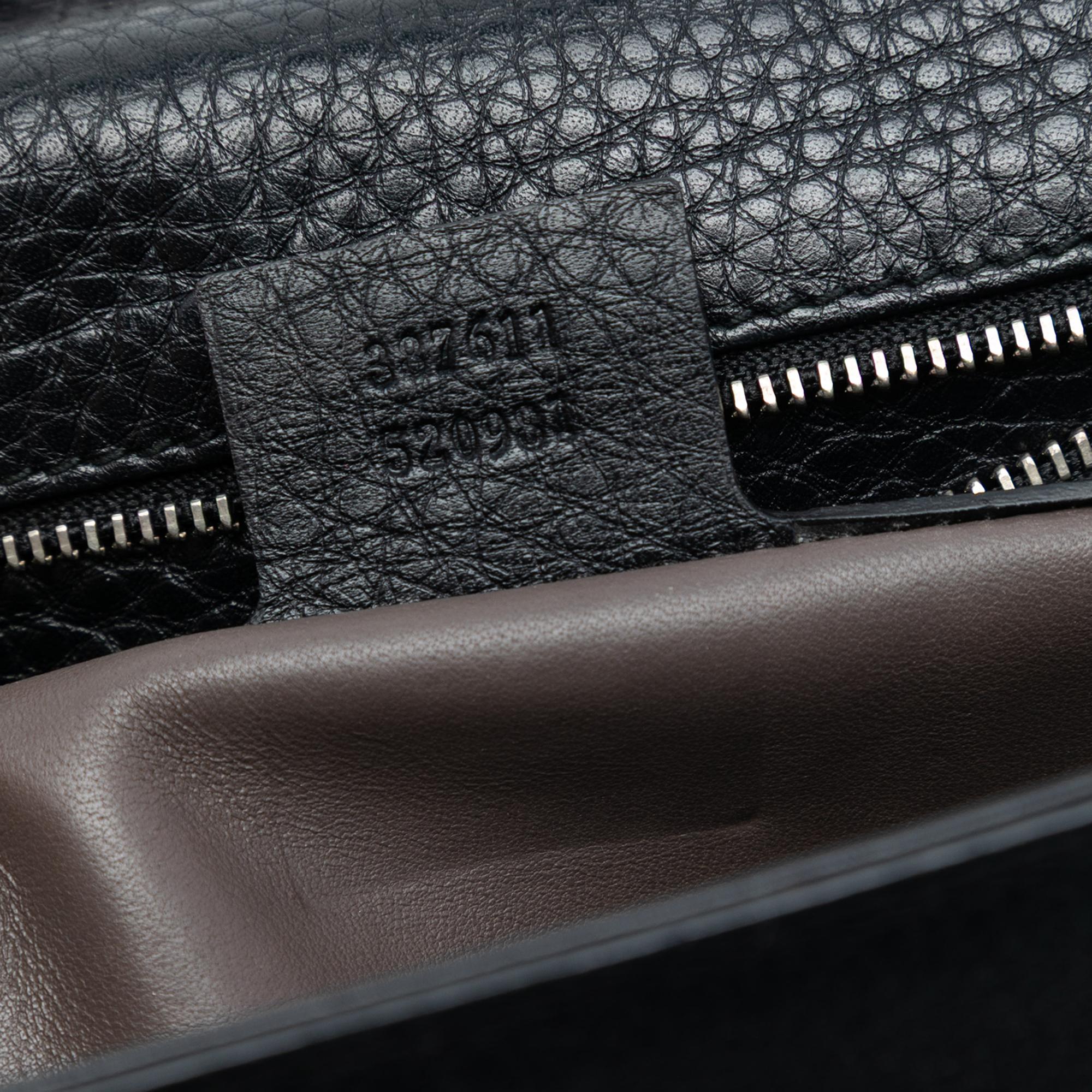 Gucci Medium Studded Leather Miss Bamboo Crossbody