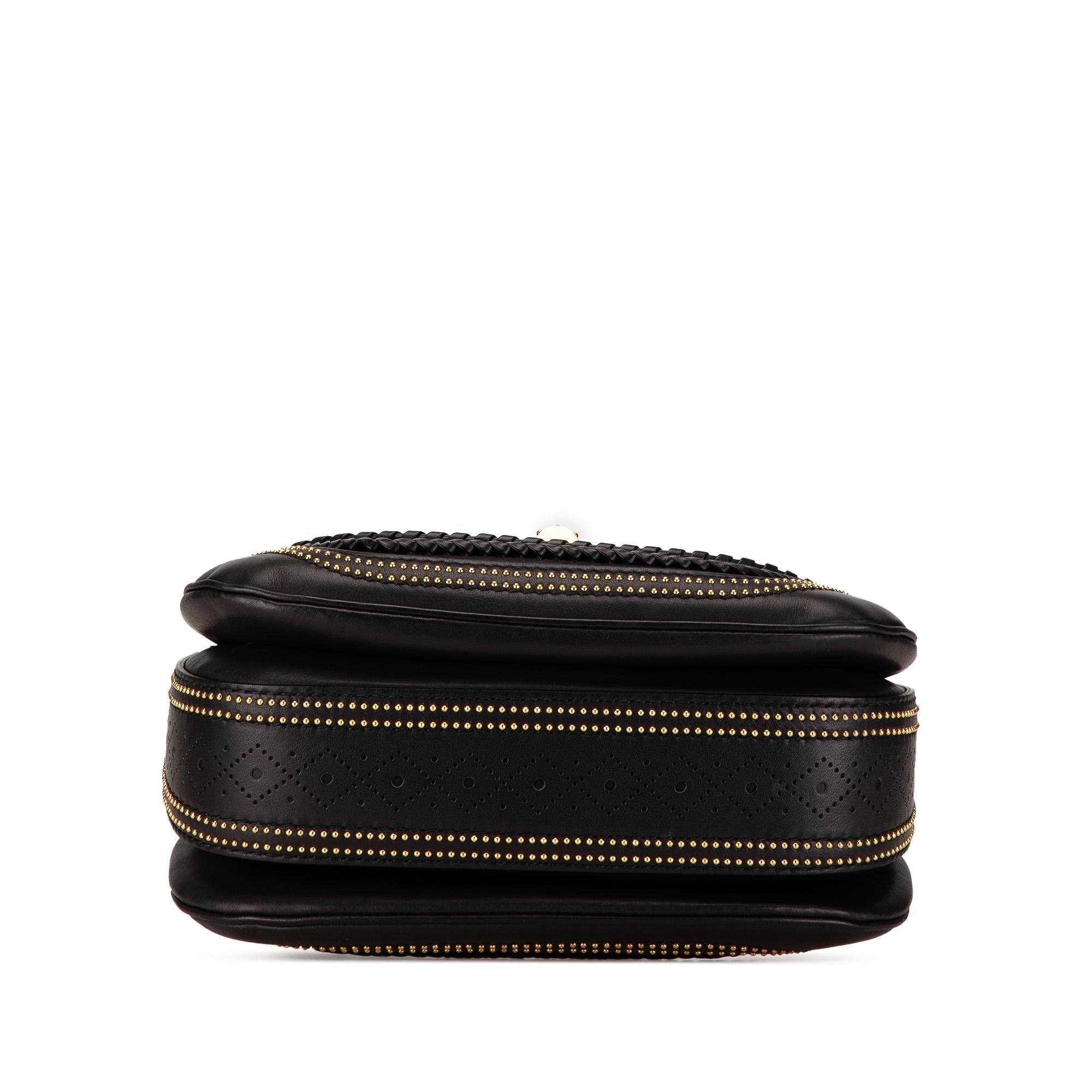 Gucci Medium Studded New Bamboo Tassel Satchel (SHG-QZ6Rq6)