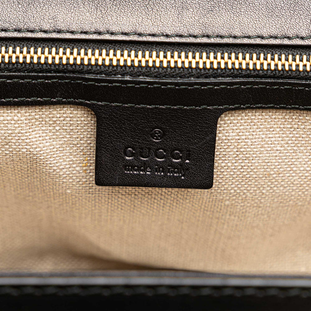 Gucci Medium Studded New Bamboo Tassel Satchel (SHG-QZ6Rq6)