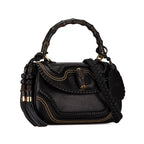 Gucci Medium Studded New Bamboo Tassel Satchel (SHG-QZ6Rq6)