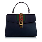 Gucci Medium Sylvie Leather Satchel (SHG-25632)