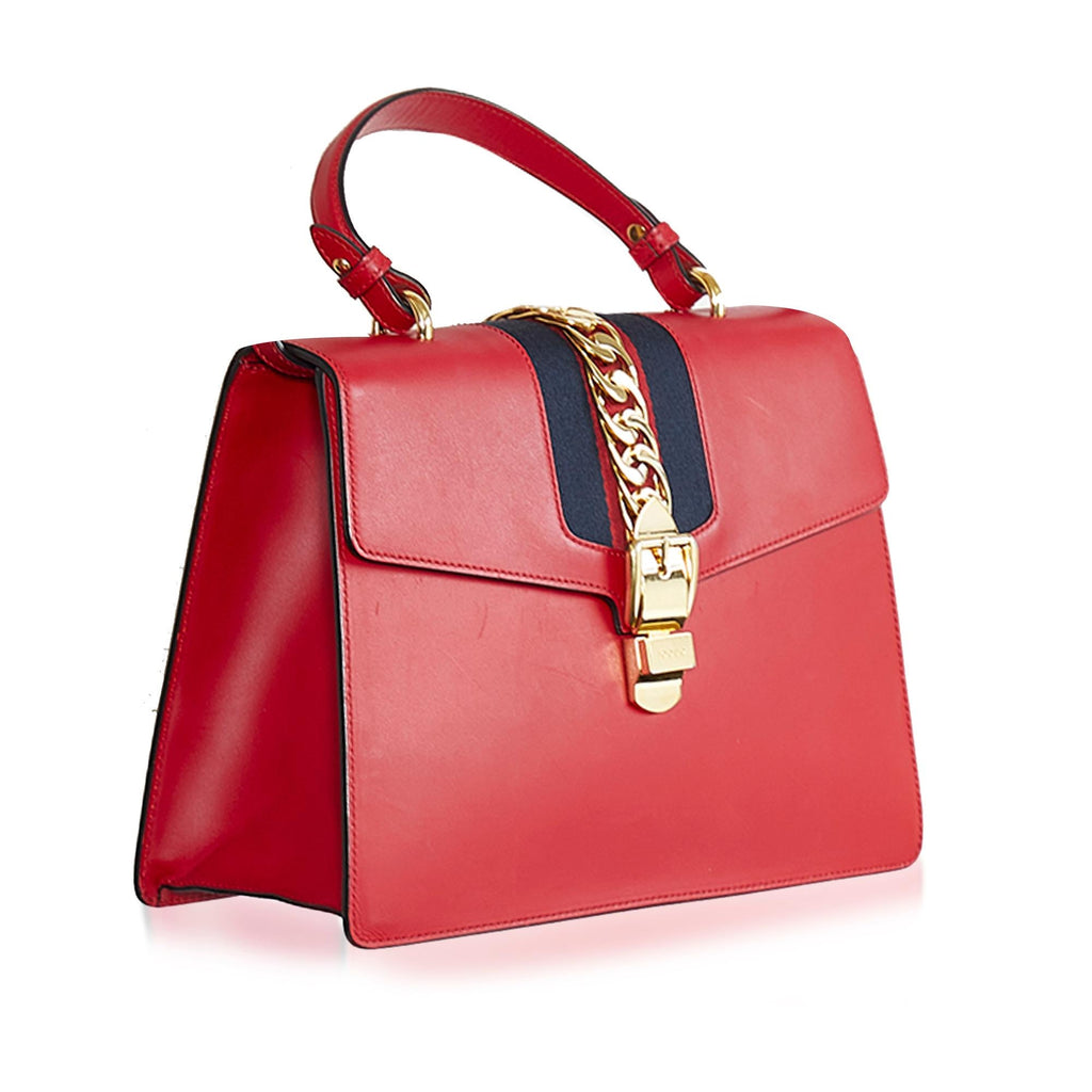 Gucci Medium Sylvie Satchel (SHG-9Fqcs4)