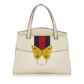 Gucci Medium Web Linea Butterfly Totem Satchel (SHG-31390)