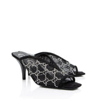 Gucci Mesh Crystal GG Mules - Size 7.5 / 37.5
