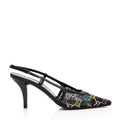 Gucci Mesh Crystal GG Slingback Pumps - Size 7 / 37