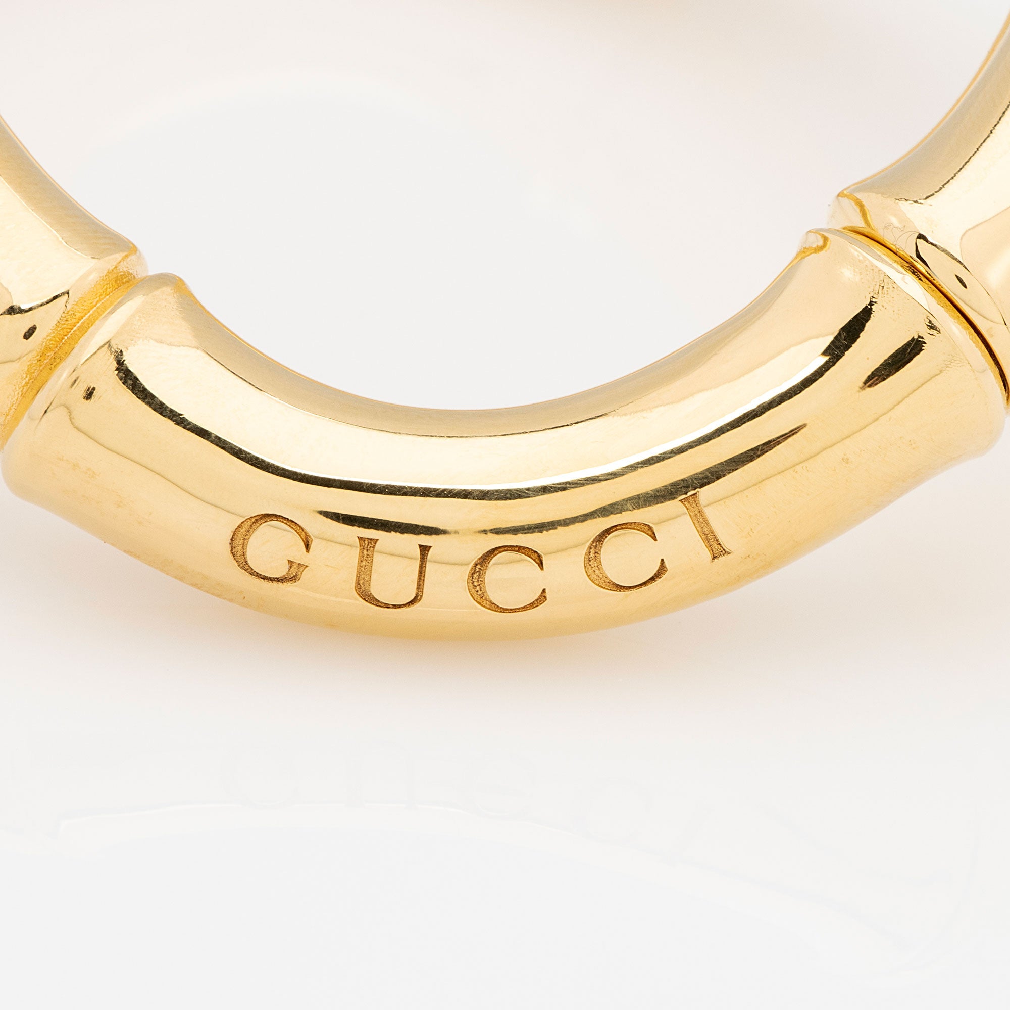 Gucci Metal Bamboo Bracelet