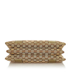 Gucci Metal Bamboo GG Canvas Handbag (SHG-25640)