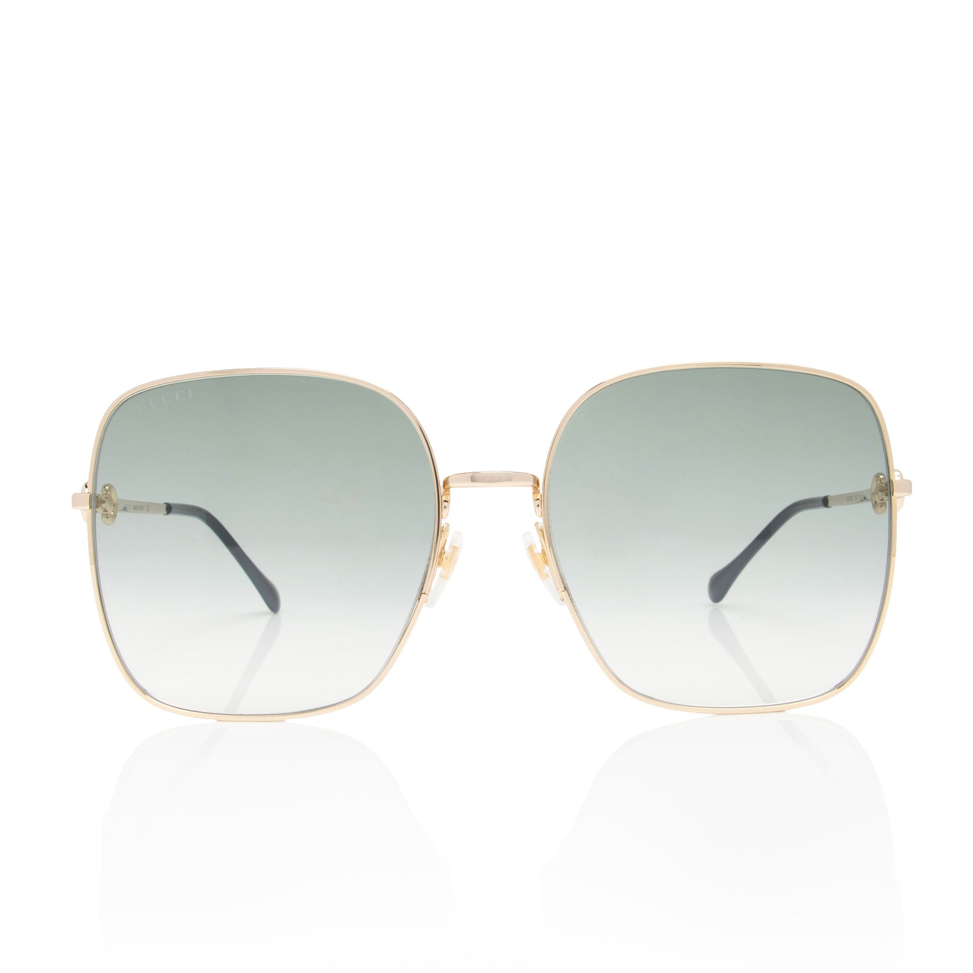 Gucci Horsebit Oversize Square Sunglasses (SHF-8FFvxU)