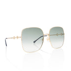 Gucci Horsebit Oversize Square Sunglasses (SHF-8FFvxU)