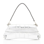 Gucci Metallic Calfskin Horsebit Chain Medium Shoulder Bag (SHF-dYk9f1)