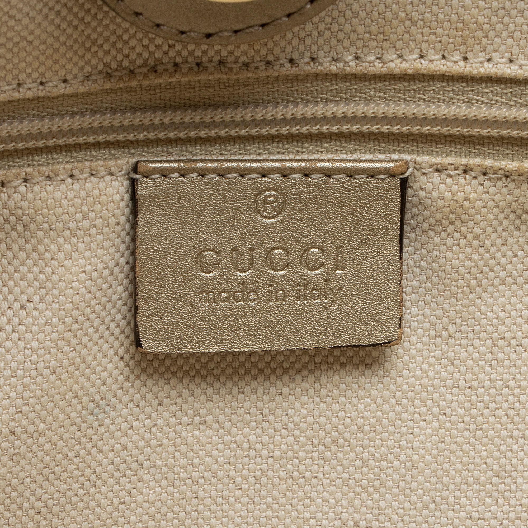 Gucci Metallic GG Canvas Sukey Large Tote