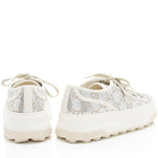 Gucci Metallic GG Canvas Tennis 1977 Platform Sneakers - Size 10 / 40