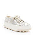 Gucci Metallic GG Canvas Tennis 1977 Platform Sneakers - Size 10 / 40
