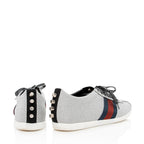 Gucci Metallic Glitter Bambi Low Top Sneakers - Size 7.5 / 37.5 (SHF-19662)