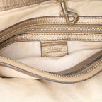Gucci Metallic Grained Leather Bella Tote