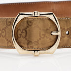 Gucci Metallic Guccissima Belt - Size 34 / 85 (SHF-22763)