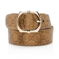 Gucci Metallic Guccissima Belt - Size 34 / 85 (SHF-22763)