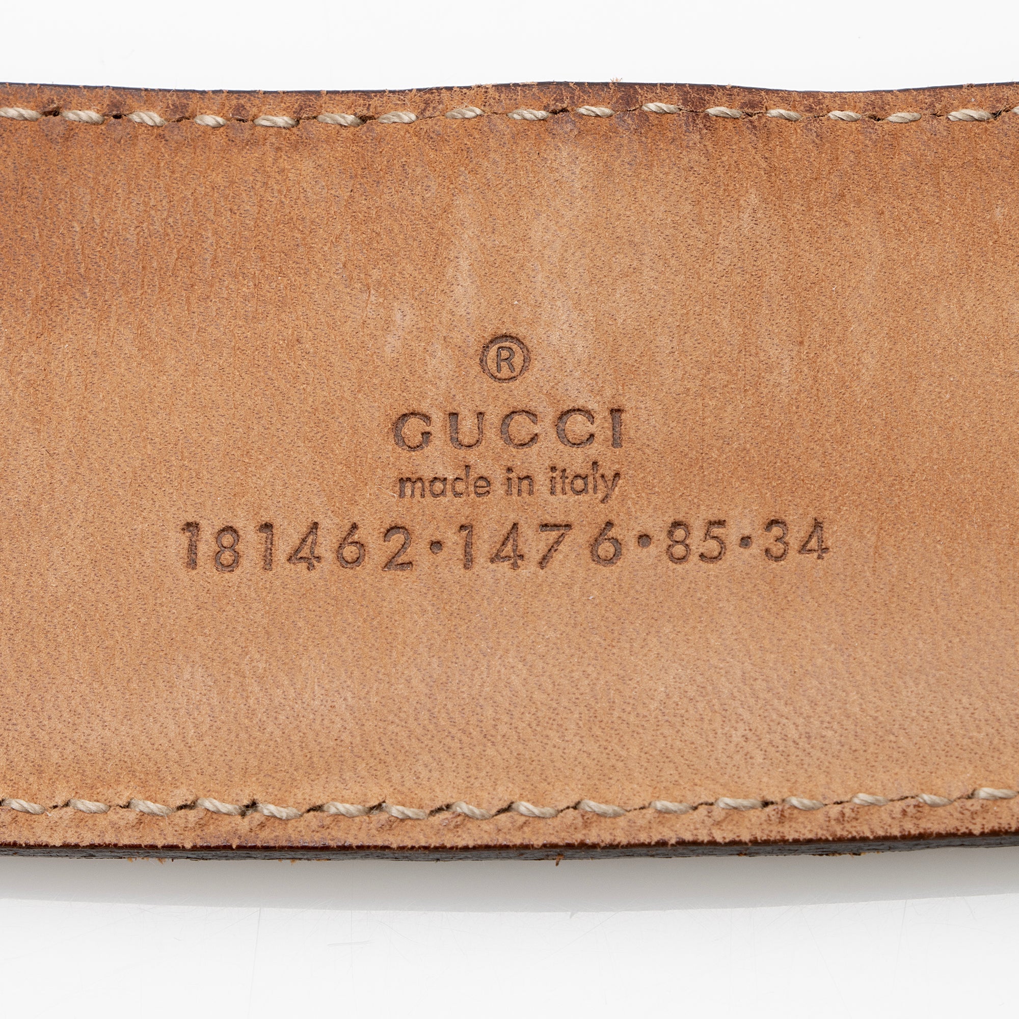 Gucci Metallic Guccissima Belt - Size 34 / 85 (SHF-22763)