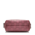 Gucci Metallic Guccissima Leather Cosmetic Case (SHF-GVRdPQ)