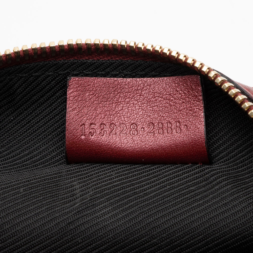 Gucci Metallic Guccissima Leather Cosmetic Case (SHF-GVRdPQ)