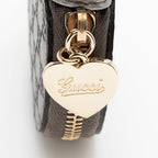 Gucci Metallic Guccissima Heart Coin Pouch (SHF-19887)