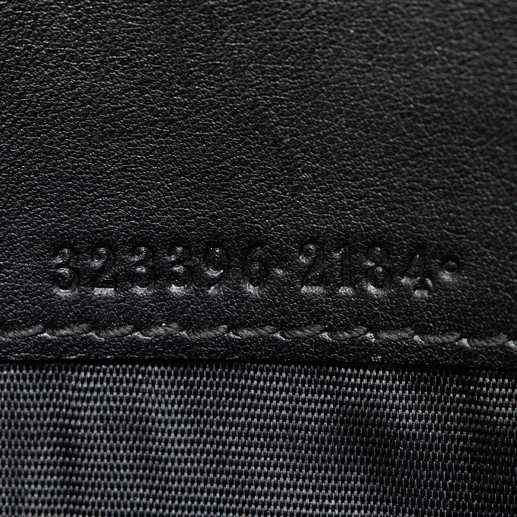 Gucci Metallic Guccissima Leather Bree Continental Wallet (SHF-hnueDV)
