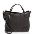 Gucci Metallic Guccissima Leather Bree Fold Over Tote (SHF-bHARYI)