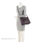 Gucci Metallic Guccissima Leather Bree Fold Over Tote (SHF-bHARYI)