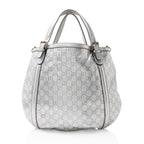 Gucci Metallic Guccissima Leather Britt Tote