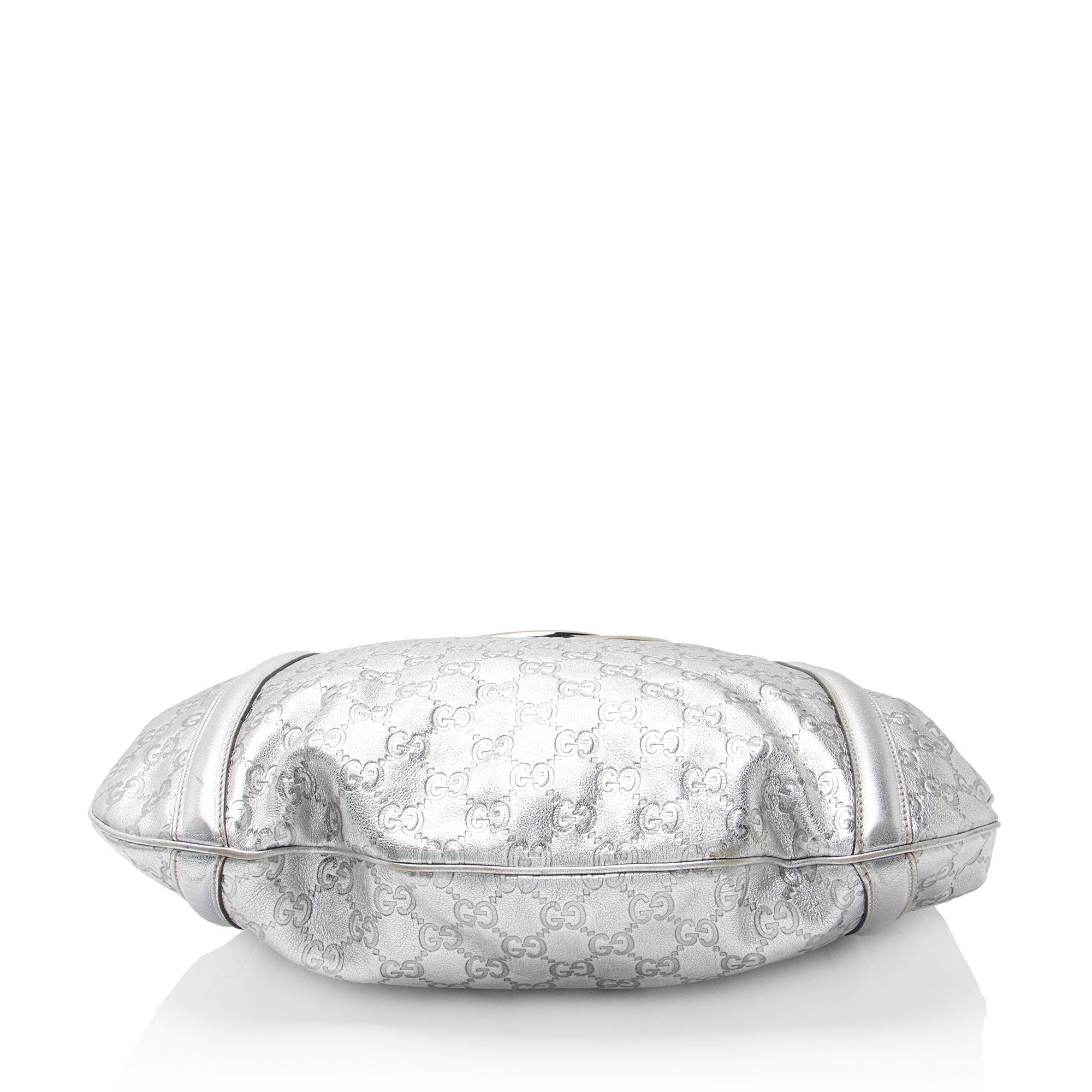 Gucci Metallic Guccissima Leather Britt Tote
