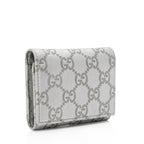 Gucci Metallic Guccissima Leather Card Case (SHF-euO3ug)