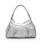 Gucci Metallic Guccissima Leather D Ring Small Hobo (SHF-KWHGdg)