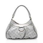 Gucci Metallic Guccissima Leather D Ring Small Hobo (SHF-KWHGdg)