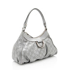 Gucci Metallic Guccissima Leather D Ring Small Hobo (SHF-KWHGdg)