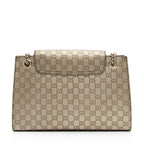 Gucci Metallic Guccissima Leather Emily Large Shoulder Bag (SHF-tKZxyz)
