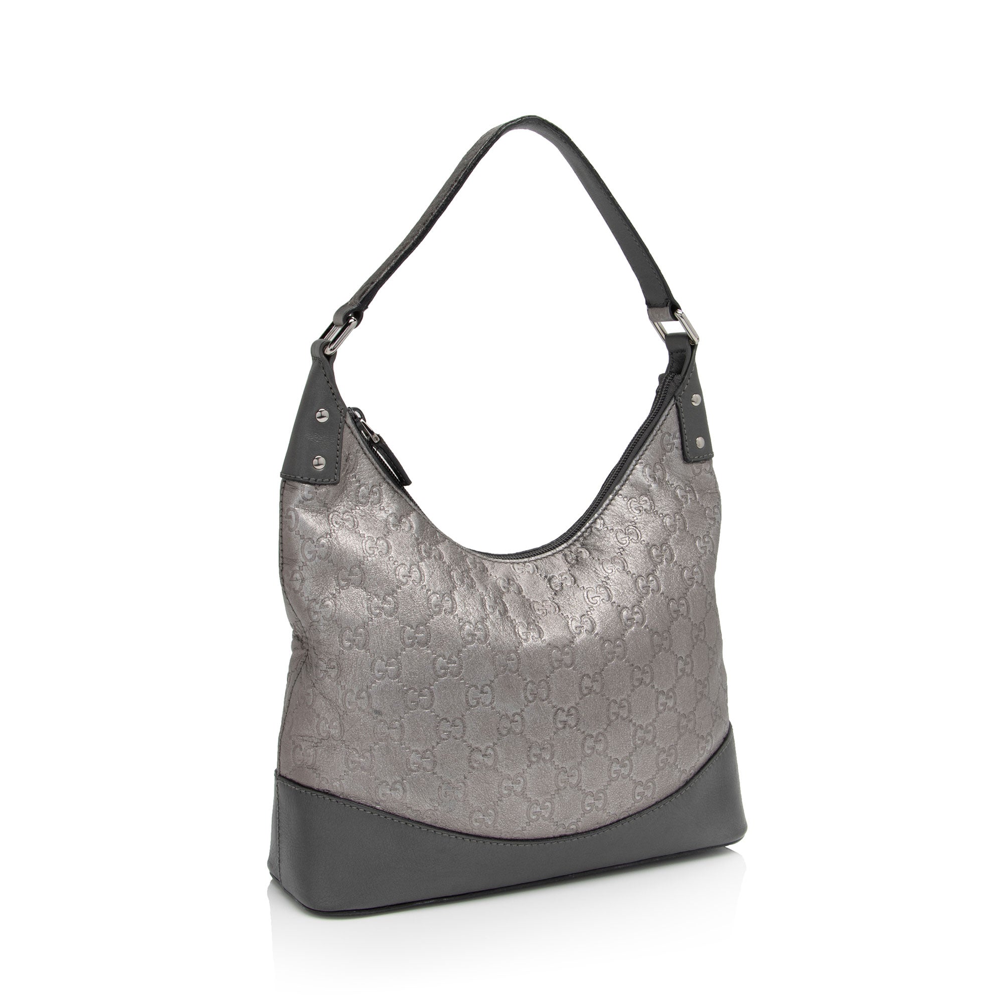 Gucci Metallic Guccissima Leather Small Hobo (SHF-WaBJWh)