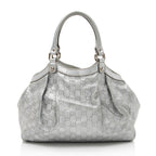Gucci Metallic Guccissima Leather Sukey Medium Tote