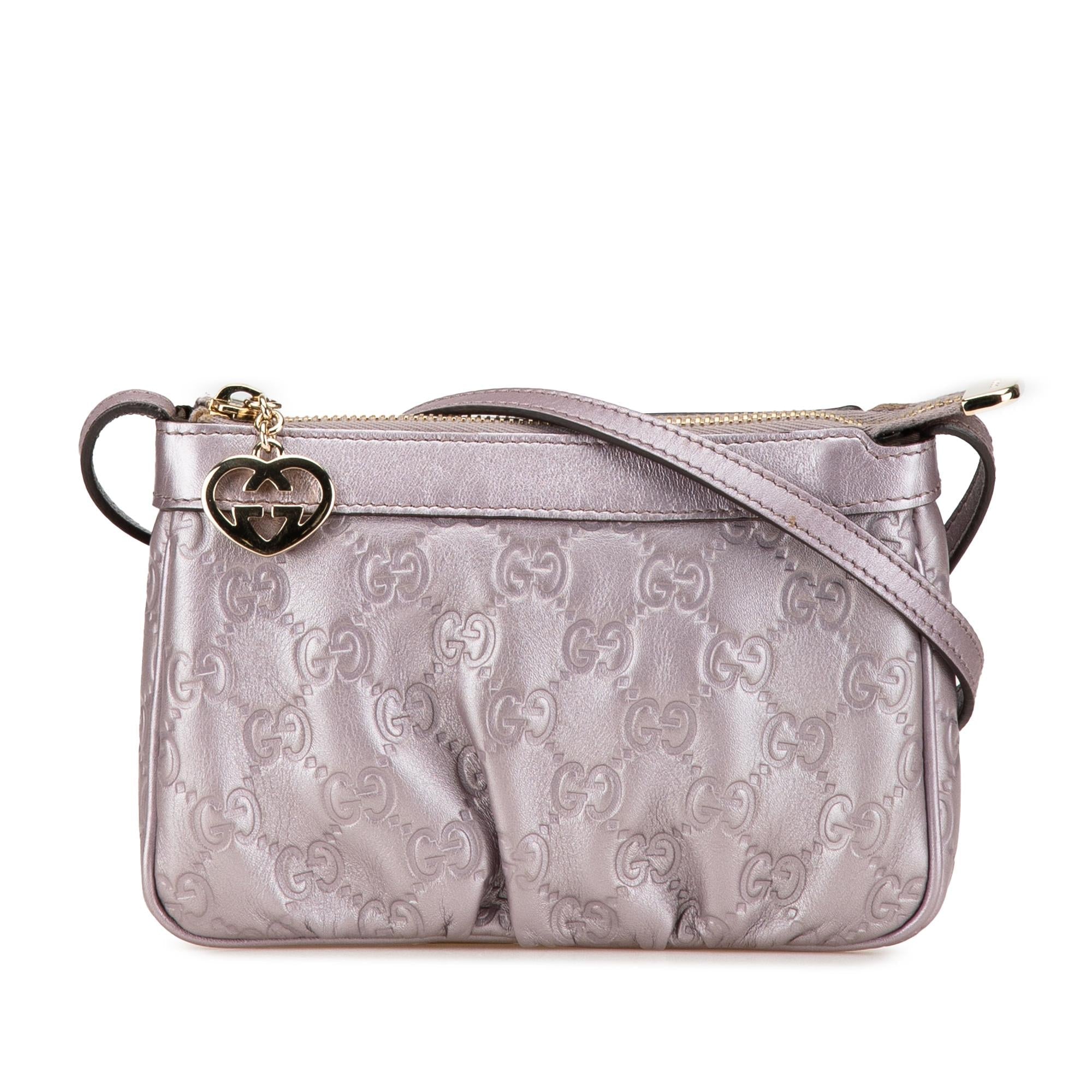 Gucci Metallic Guccissima Lovely Crossbody