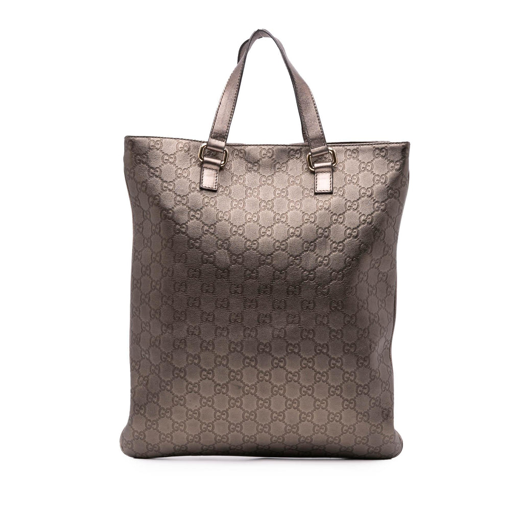 Gucci Metallic Guccissima Tote